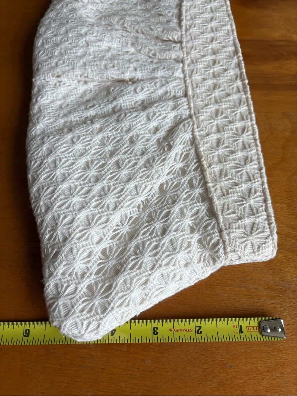 Old Navy Cream Crochet Clutch Handbag
